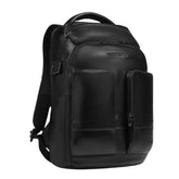 Piquadro - Zaino in pelle porta Pc 15.6, Nero